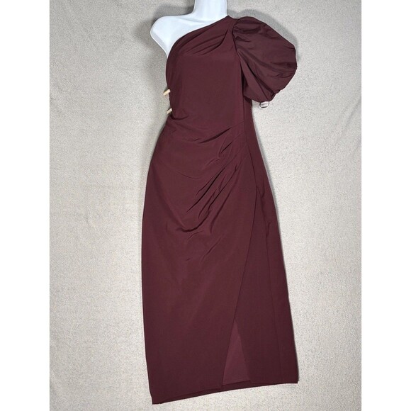 NWT Lauren Ralph Lauren Women’s Dress Size 12 Plum Purple Gown Wedding $200 MSRP - Picture 1 of 16